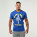 Gold's Gym Muscle Joe T-Shirt Royal - T-shirt at MySupplementShop by Gold's Gym