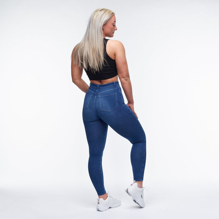 Embrace High Waisted Jeans Dark Blue - Jeans at MySupplementShop by Embrace