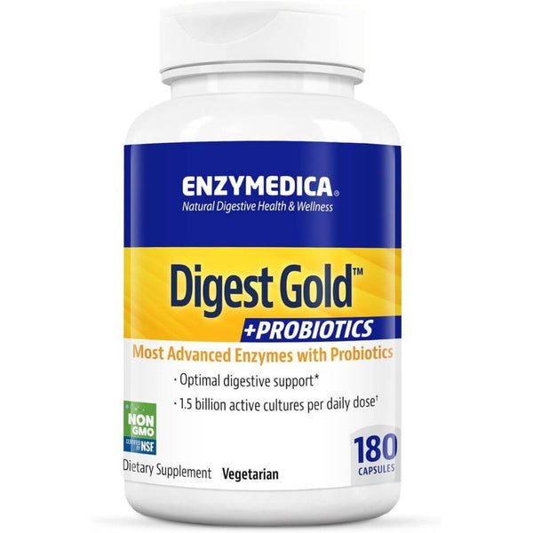 Enzymedica Digest Gold + Probiotics 180 Capsules - Nutritional Supplement at MySupplementShop by Enzymedica