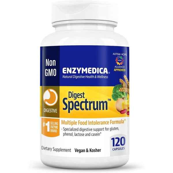 Enzymedica Digest Spectrum 120 Capsules - Nutritional Supplement at MySupplementShop by Enzymedica