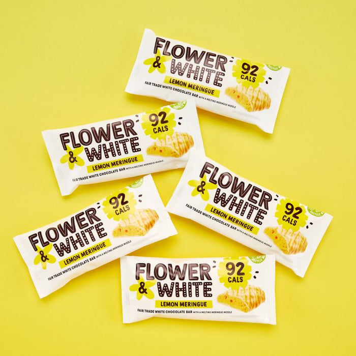 Flower&White Meringue Bar 12x20g - Health Foods at MySupplementShop by Flower & White