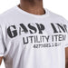 GASP Basic Utility Tee - White - T-Shirt at MySupplementShop by Gasp