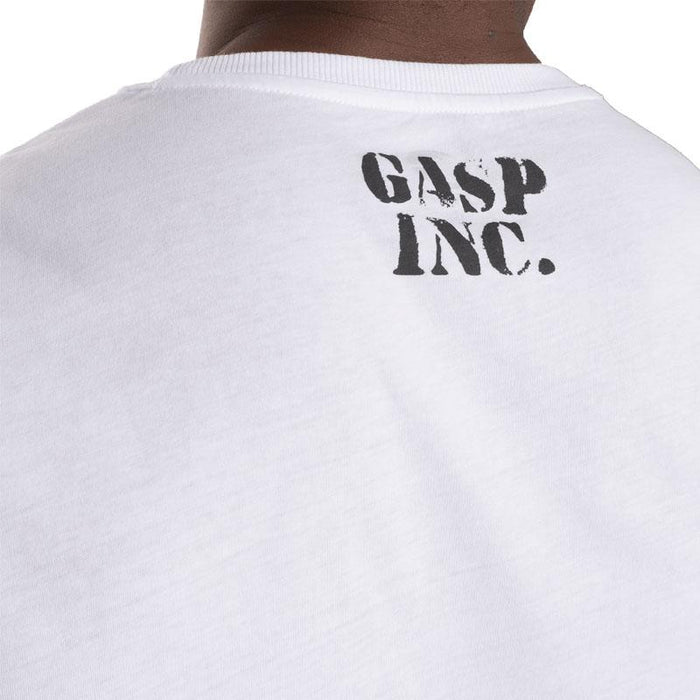 GASP Basic Utility Tee - White - Large - T-Shirt at MySupplementShop by Gasp