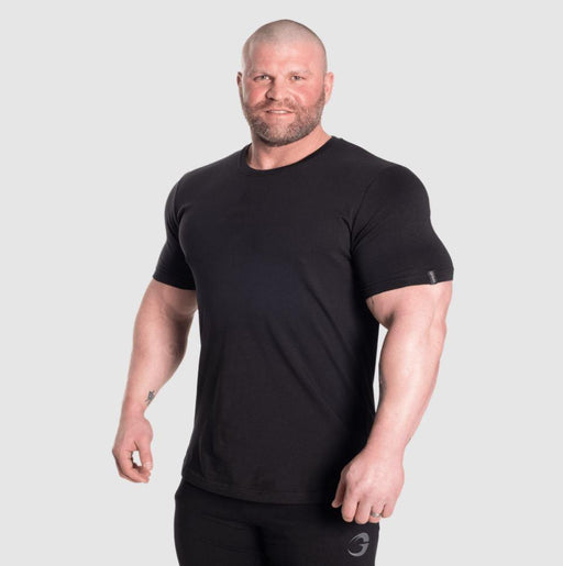 GASP Classic Tapered Tee - Black - T-Shirt at MySupplementShop by Gasp