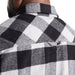 GASP Heavy Flannel Shirt - Grey/Black - T-Shirt at MySupplementShop by Gasp