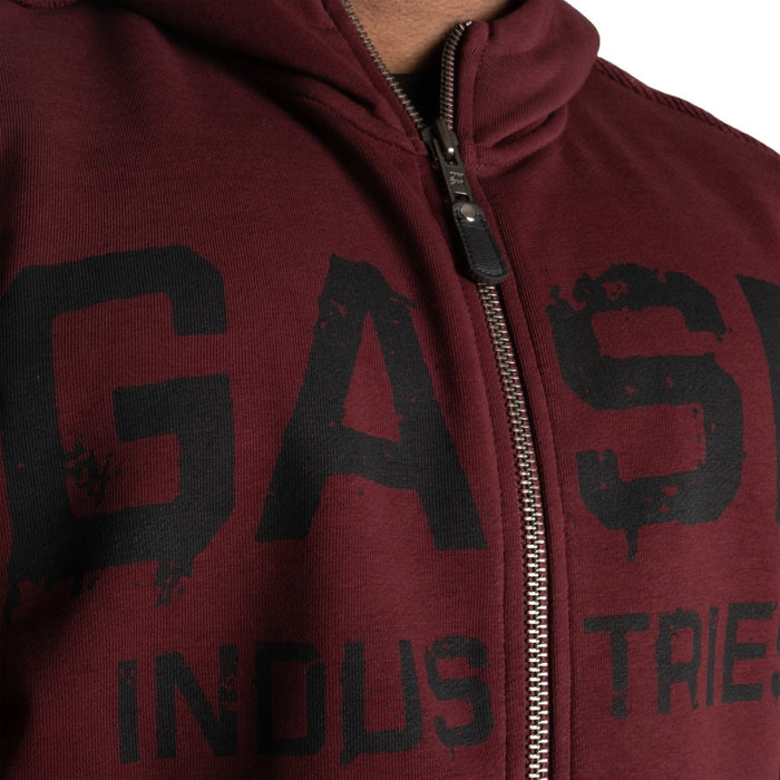 GASP Layered Hood Maroon - Large - Hoodie at MySupplementShop by Gasp