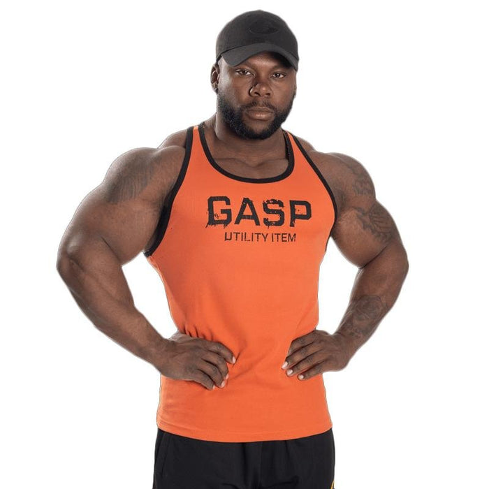 GASP Ribbed T-Back - Flame - Tank Top at MySupplementShop by Gasp