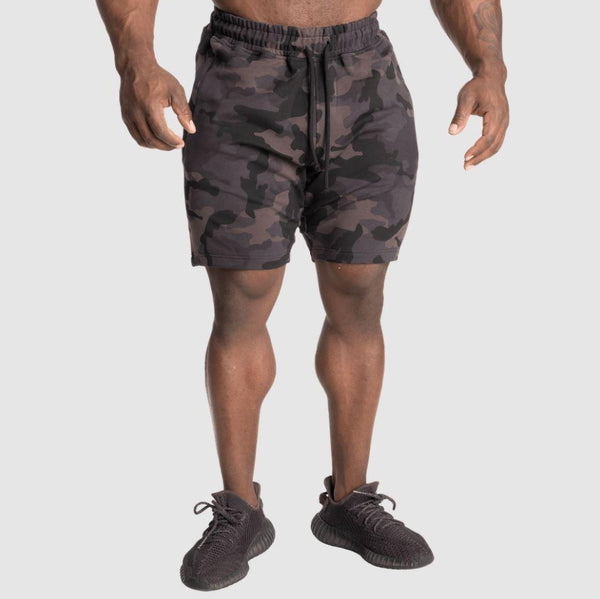 GASP Tapered Sweatshorts - Dark Camo - Tapered Sweatshorts at MySupplementShop by Gasp