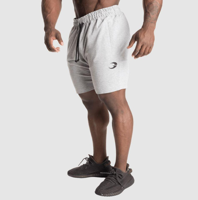 GASP Tapered Sweatshorts - Light Grey - Tapered Sweatshorts at MySupplementShop by Gasp