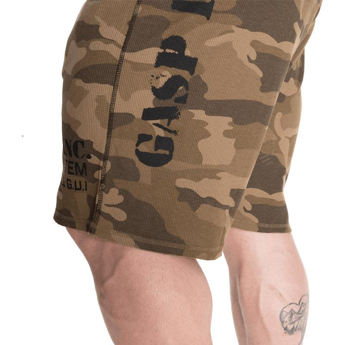 GASP Thermal Shorts - Green Camoprint - Thermal Shorts at MySupplementShop by Gasp