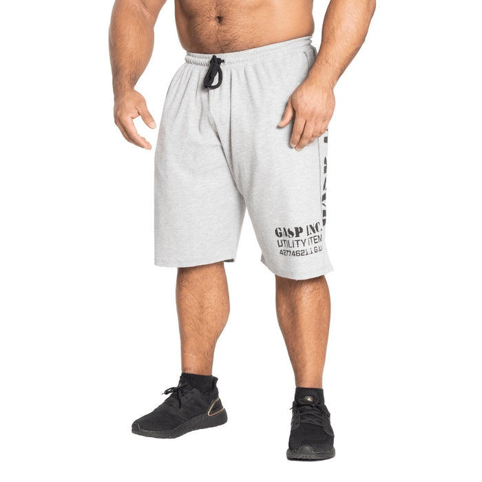 GASP Thermal Shorts - Grey Melange - XL - Thermal Shorts at MySupplementShop by Gasp