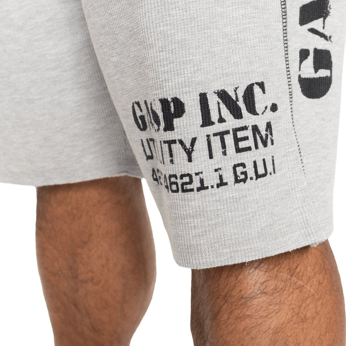 GASP Thermal Shorts - Grey Melange - Thermal Shorts at MySupplementShop by Gasp