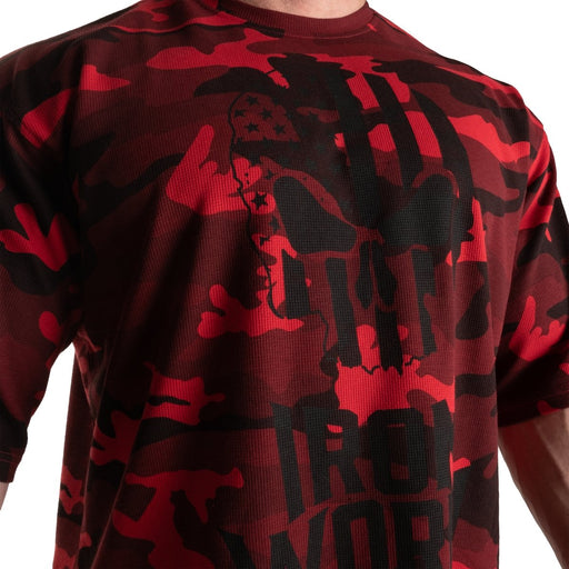 GASP Thermal Skull Tee Red Camo - Small - Thermal Skull Tee at MySupplementShop by Gasp