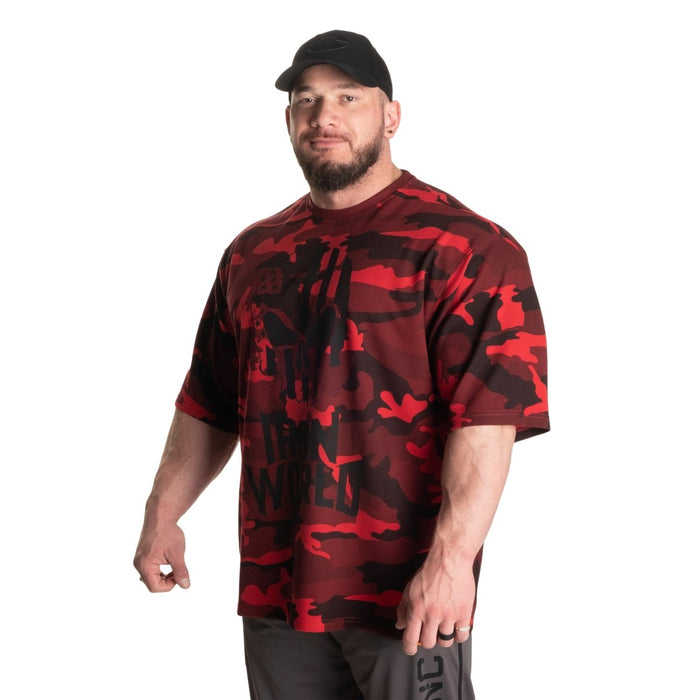 GASP Thermal Skull Tee Red Camo - Thermal Skull Tee at MySupplementShop by Gasp