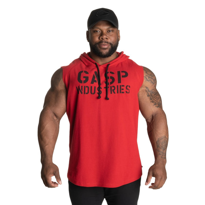 GASP Thermal SL Hoodie - Chilli Red - Thermal SL Hoodie at MySupplementShop by Gasp