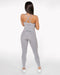 Gavelo Seamless Ribbed Leggings - Light Grey - Leggings at MySupplementShop by Gavelo