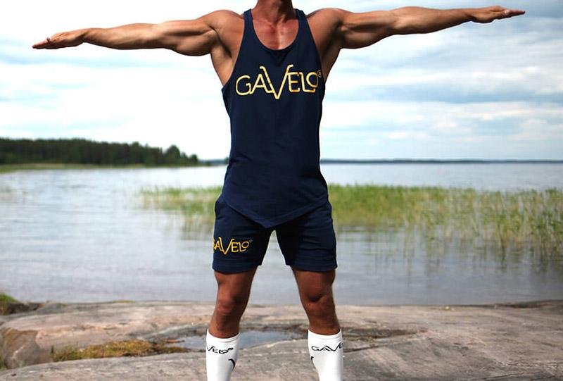 Gavelo Mens Victory Tank Blue - Medium - Tank at MySupplementShop by Gavelo