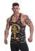 Golds Gym Stringer Joe Premium Vest Camo Black - S - Apparell at MySupplementShop by Golds Gym