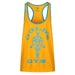 Golds Gym Muscle Joe Contrast Stringe- Gold/Turquoise - Small - Stringer at MySupplementShop by Gold's Gym