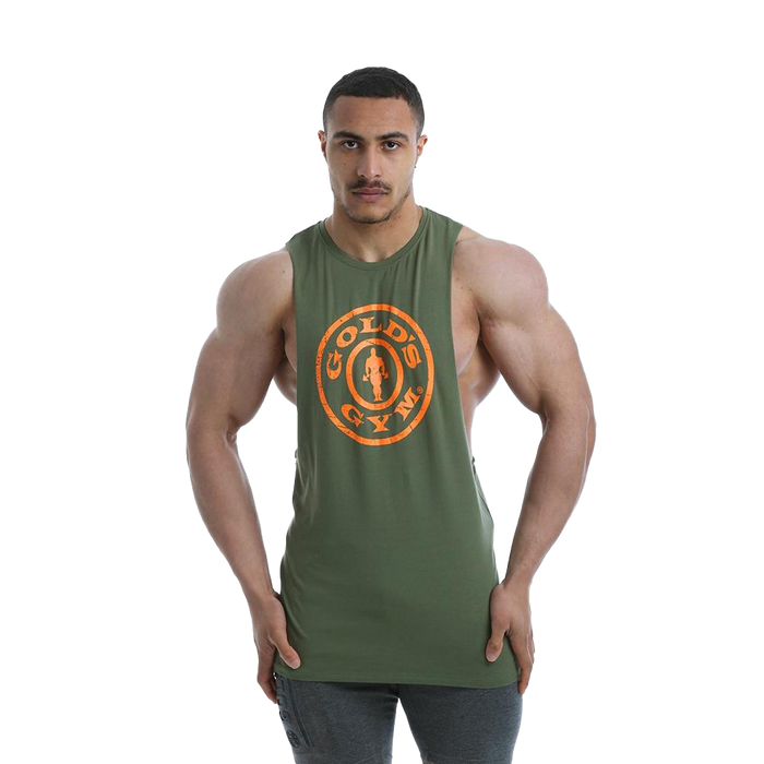 Gold's Gym Performance Stretch Vest - Khaki