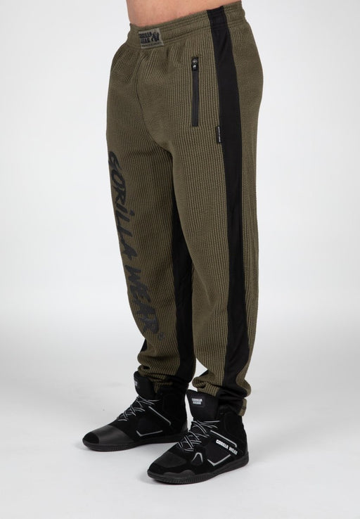 Gorilla Wear Augustine Old School Pants - Army Green - XXL/XXXL - Pants at MySupplementShop by Gorilla Wear