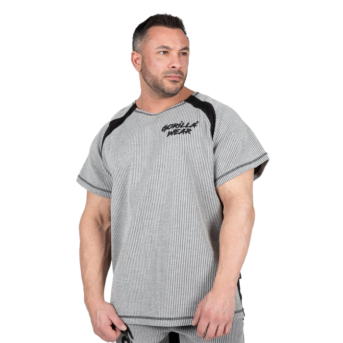 Gorilla Wear Augustine Old School Work Out Top - Grey