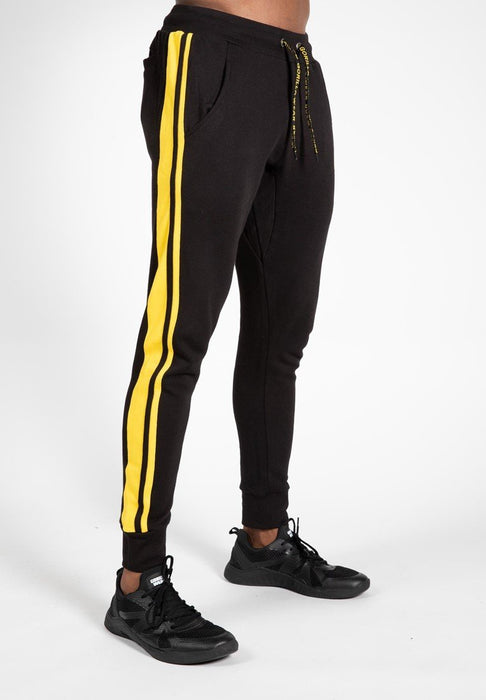 Gorilla Wear Banks Pants - Black/Yellow - Pants at MySupplementShop by Gorilla Wear