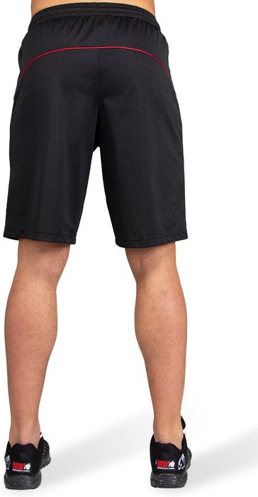 Gorilla Wear Branson Shorts Black/Red - XXXL - Shorts at MySupplementShop by Gorilla Wear