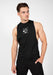 Gorilla Wear Cisco Drop Armhole Tank Top - Black/White - XL - Tank Top at MySupplementShop by Gorilla Wear