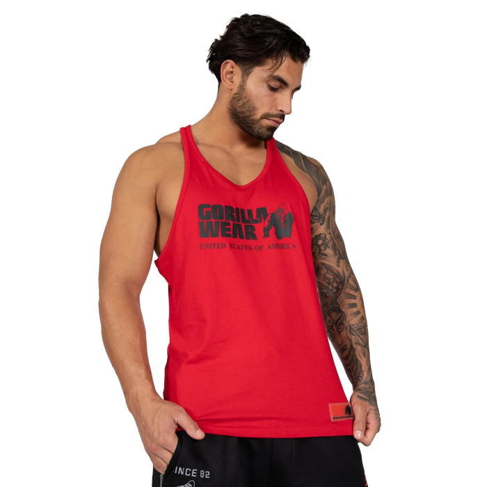 Gorilla Wear Classic Tank Top - Tango Red