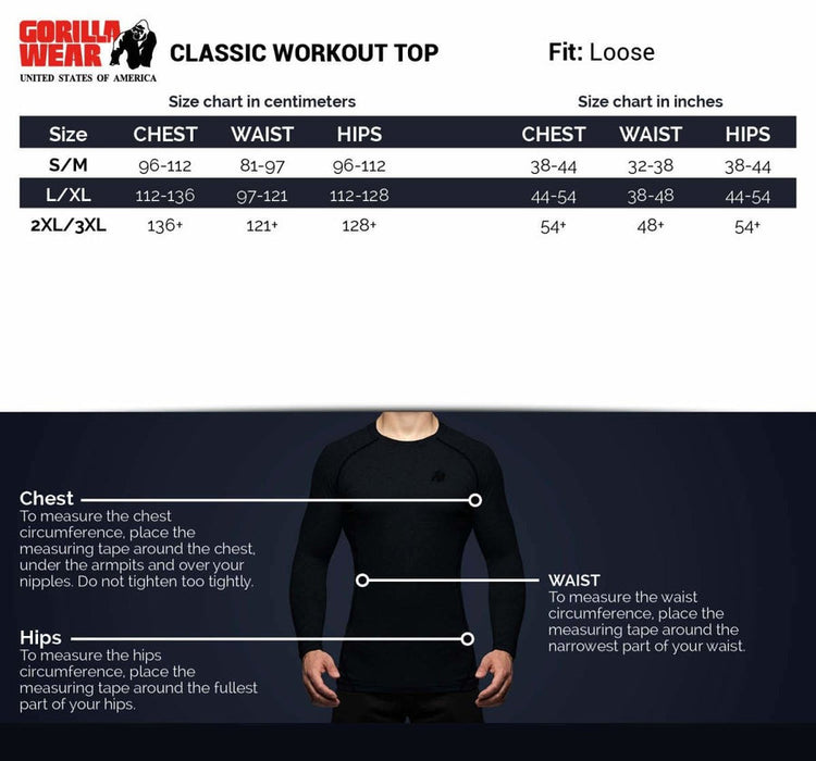 Gorilla Wear Classic Work Out Top - Grey Melange - Workout Top at MySupplementShop by Gorilla Wear