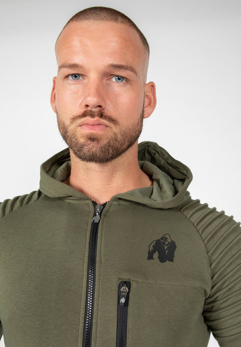 Gorilla Wear Delta Hoodie - Army Green - XXL - Hoodie at MySupplementShop by Gorilla Wear