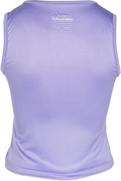 Gorilla Wear Estelle Twisted Crop Top - Lilac - Crop Top at MySupplementShop by Gorilla Wear