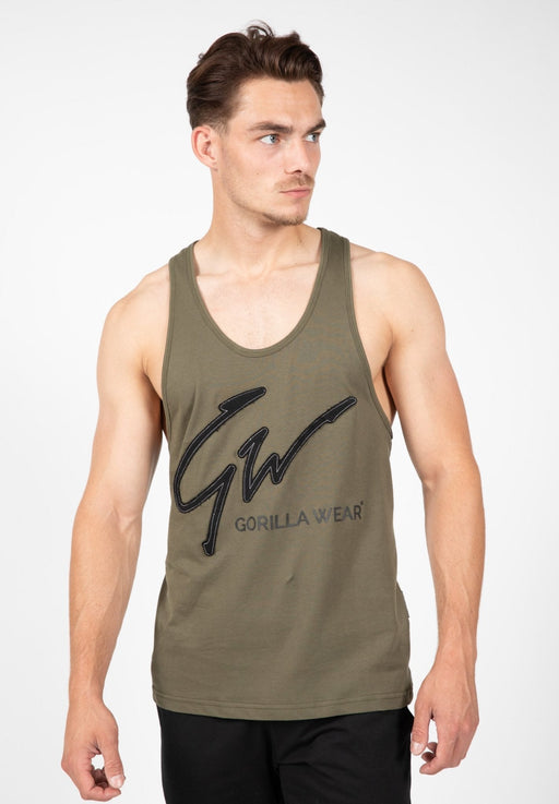 Gorilla Wear Evansville Tank Top - Army Green - Small - Tank Top at MySupplementShop by Gorilla Wear