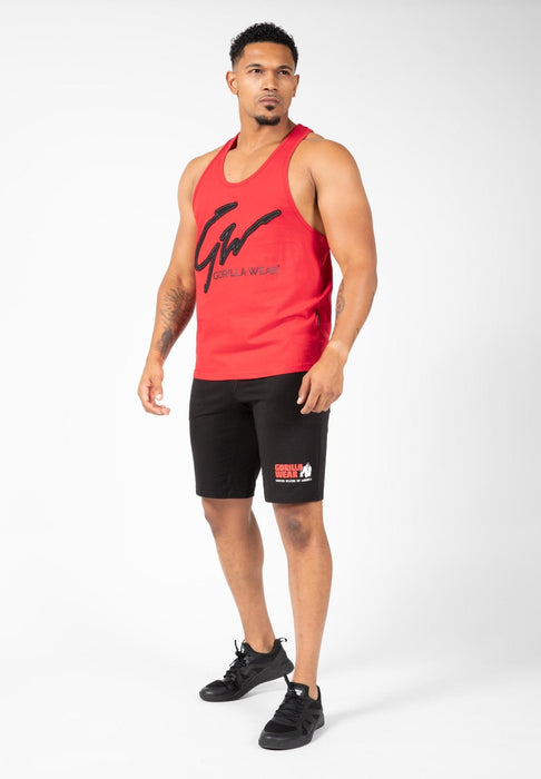 Gorilla Wear Evansville Tank Top - Red - Medium - Tank Top at MySupplementShop by Gorilla Wear