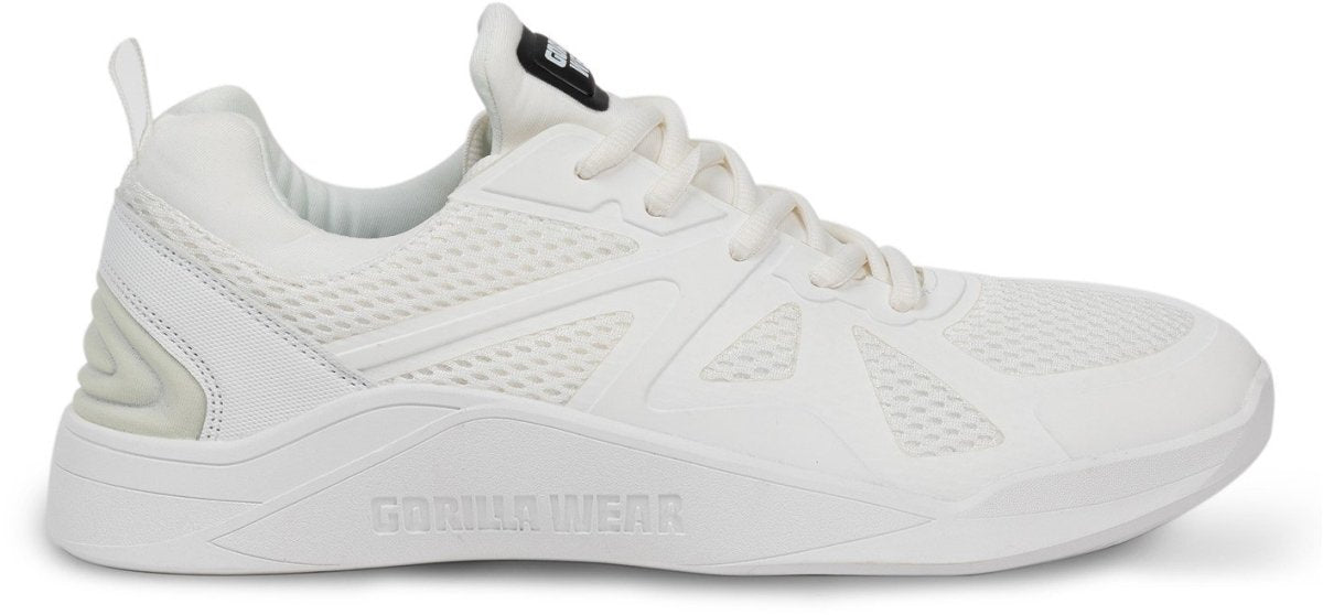 Gorilla Wear Gym Hybrids - White/White - Footwear at MySupplementShop by Gorilla Wear