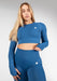 Gorilla Wear Hilton Seamless Long Sleeve - Blue - Top at MySupplementShop by Gorilla Wear