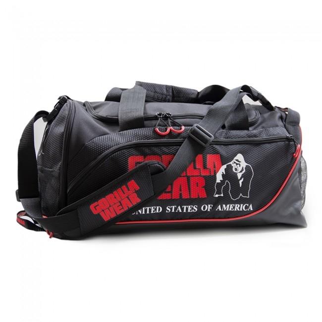 Gorilla Wear Jerome Gym Bag - Black/Red - Bag at MySupplementShop by Gorilla Wear