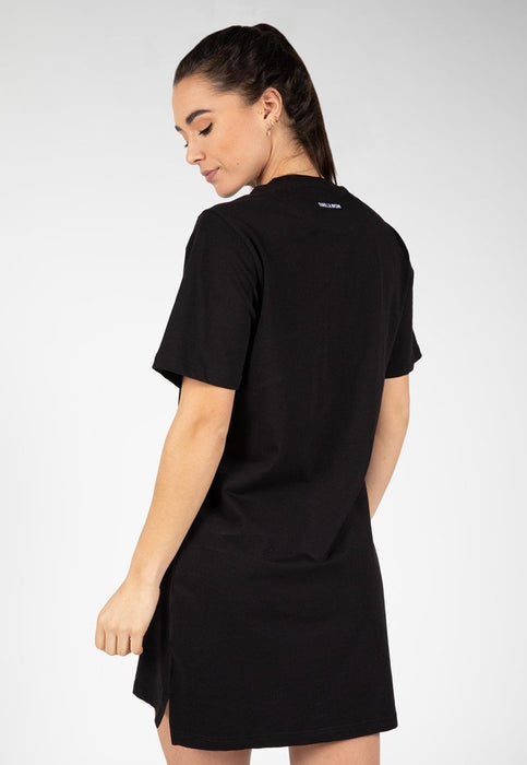 Gorilla Wear Neenah T-Shirt Dress - Black - T-Shirt Dress at MySupplementShop by Gorilla Wear