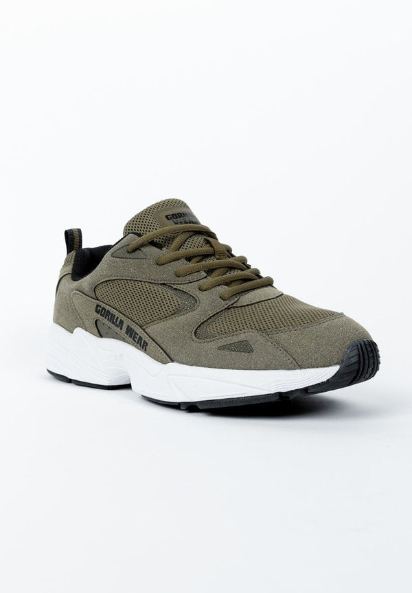 Gorilla Wear Newport Sneakers Army Green - US10/EU44 - Sneakers at MySupplementShop by Gorilla Wear