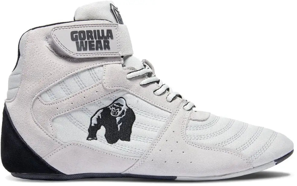 Gorilla Wear Perry High Tops Pro - White - UK 3 - High Tops at MySupplementShop by Gorilla Wear