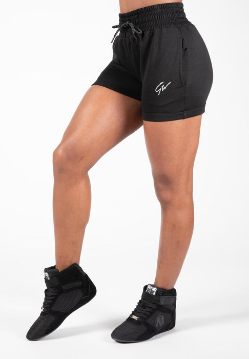 Gorilla Wear Pixley Sweatshorts - Black - Sweatshorts at MySupplementShop by Gorilla Wear