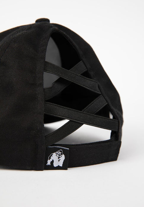 Gorilla Wear Sharon Ponytail Cap - Black - Cap at MySupplementShop by Gorilla Wear