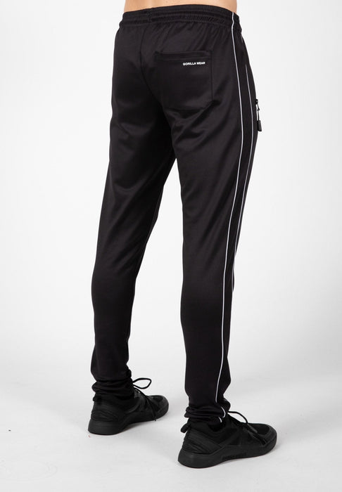 Gorilla Wear Wenden Track Pants Black/White - Large - Track Pants at MySupplementShop by Gorilla Wear