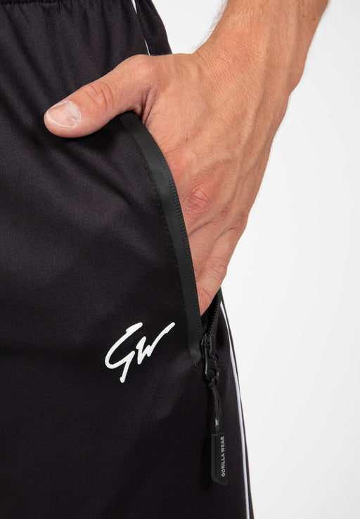 Gorilla Wear Wenden Track Pants Black/White - Track Pants at MySupplementShop by Gorilla Wear