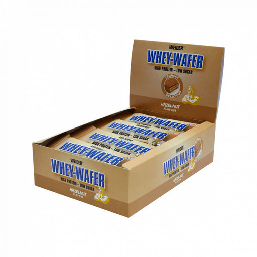 Weider Nutrition Whey Wafer Bar 12 x 35g - Chocolate - Protein bars at MySupplementShop by Weider Nutrition