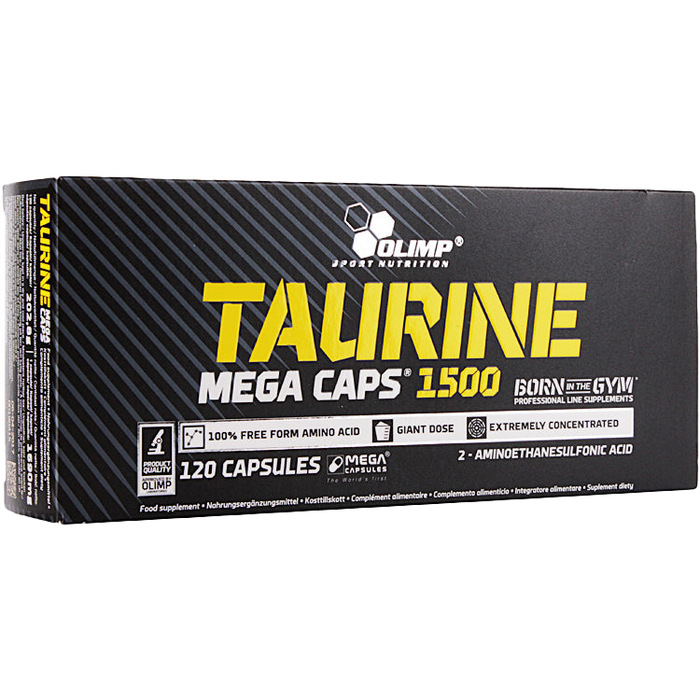 Olimp Nutrition Taurine Mega Caps - 120 caps