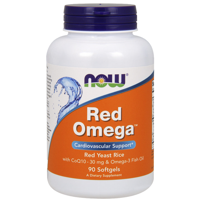 NOW Foods Red Omega (Red Yeast Rice) - 90 softgels