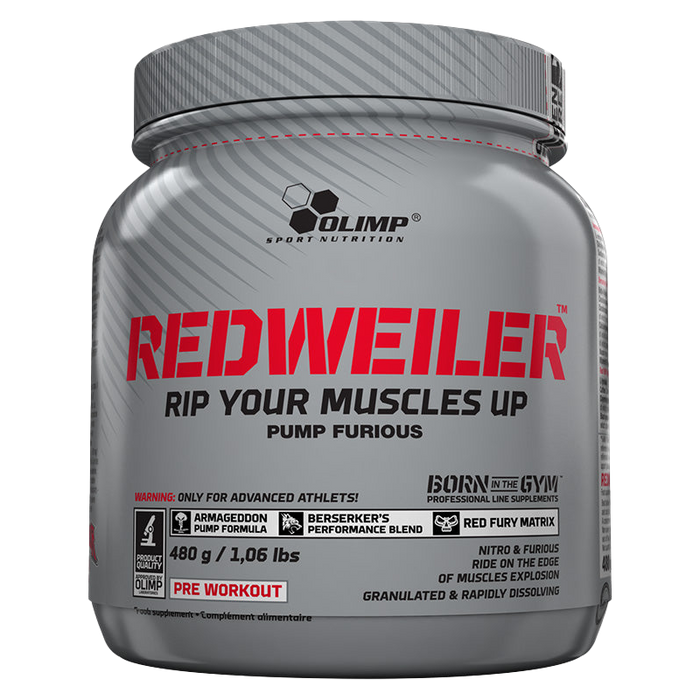 Olimp Nutrition RedWeiler, Red Punch - 480 grams