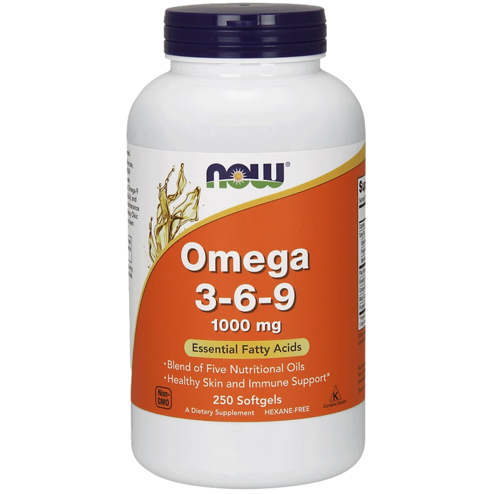 NOW Foods Omega 3-6-9, 1000mg - 250 softgels